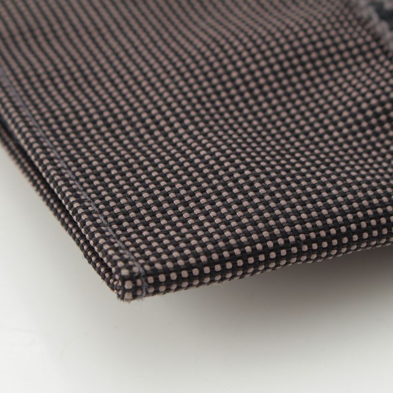 Hermes Canvas Sakosh Her Line Shoulder Bag Black