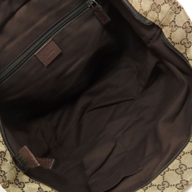 Gucci 131230 GG Sherry Line Handbag Canvas Women