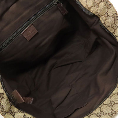 Gucci 131230 GG Sherry Line Handbag Canvas Women