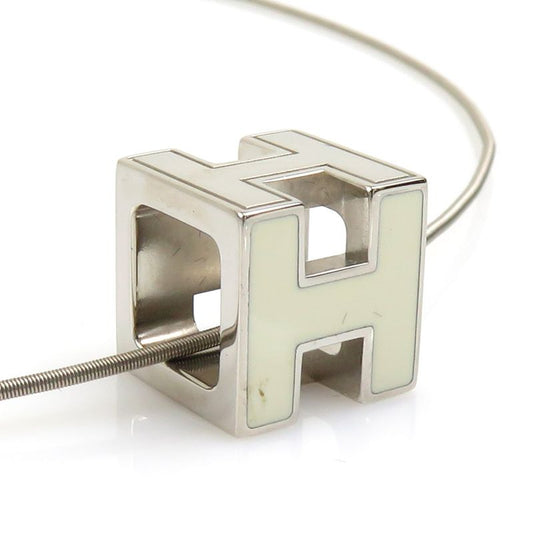 Hermes Necklace H Cube Caged Ash