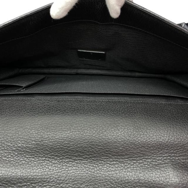 Cartier Pasha Deux Business Bag Briefcase Handbag Calfskin Black