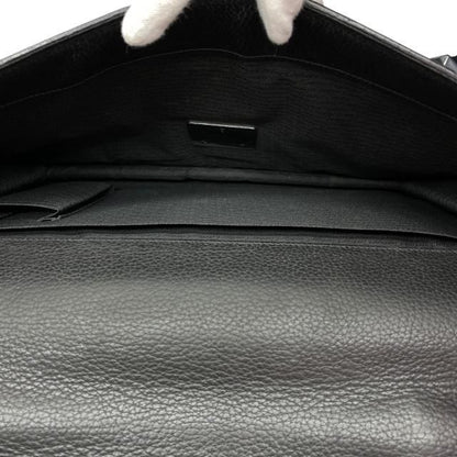 Cartier Pasha Deux Business Bag Briefcase Handbag Calfskin Black