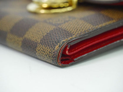 Authentic Louis Vuitton LV Portefeuille Koala Damier Ebène Fold Wallet Brown