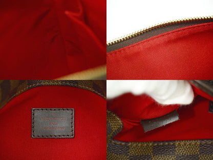 Authentic Louis Vuitton LV Bloomsbury PM Damier Ebène Shoulder Bag Pochette