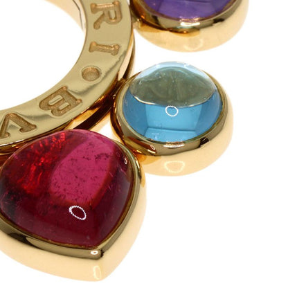 Bvlgari Bulgari Allegra Multicolor Stone Pendant Top 18K Yellow Gold Ladies