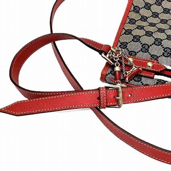 Gucci Sherry Line 144388 GG Canvas Bag Shoulder Bag Women