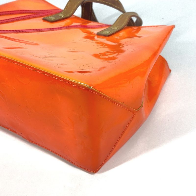 Louis Vuitton Tote Bag Reed PM M91905 Monogram Vernis Orange