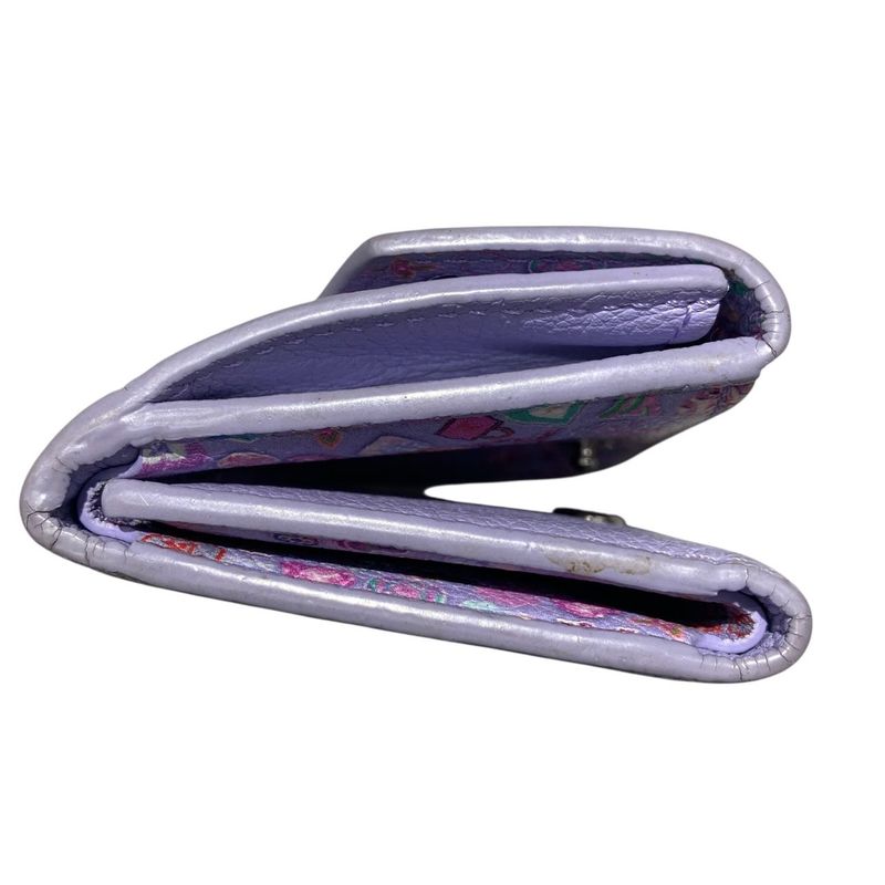 Em07001 Louis Vuitton Wallet Trifold Wallet M81887 Portefeuille Lock Mini Purple