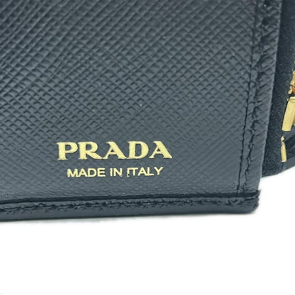 Prada Bifold Wallet - 1ml023 Black Leather