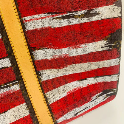 Louis Vuitton JAY AHR FLAG USA Paint Brushed Model Keepall : X0358