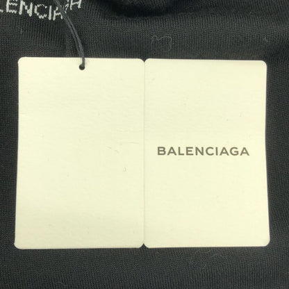 Balenciaga - Wool Back Logo Crew Neck Knitted Sweater - 40 - Black - Women's