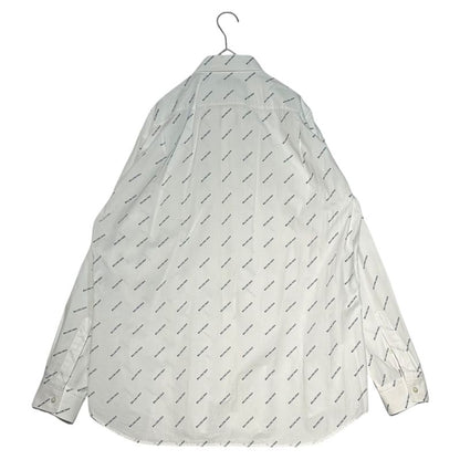 Balenciaga 18ss All Over Logo L S Shirt All Over Logo Long Sleeve Shirt