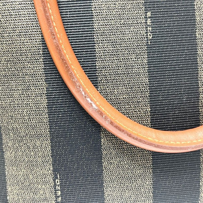 Fendi Handbag Pecan PVC Brown