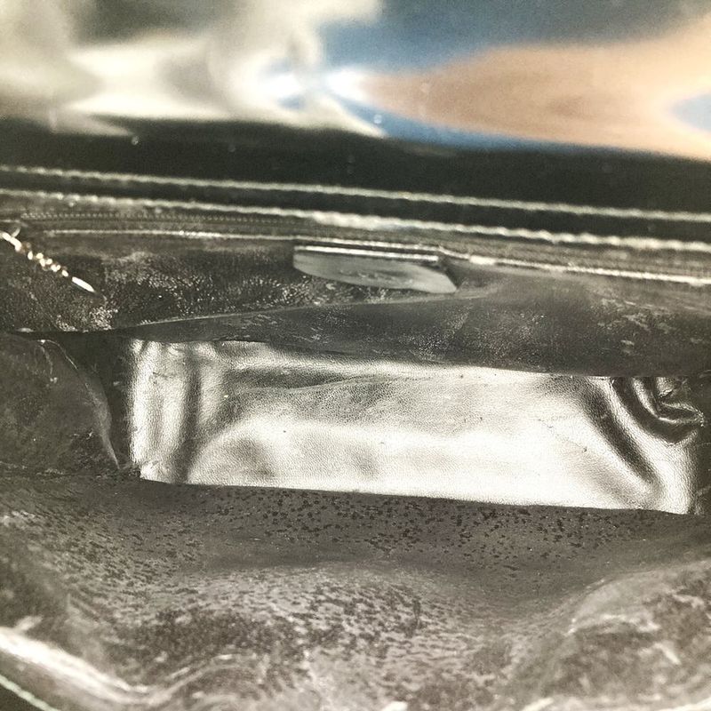 Gucci 000 1046 0506 Shoulder Bag One Shoulder Black Enamel Leather Women