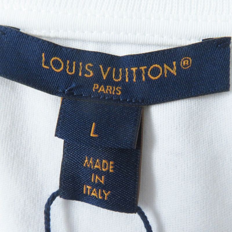 Louis Vuitton 23SS Cropped Box Silhouette Short-sleeved T-shirt White L Made