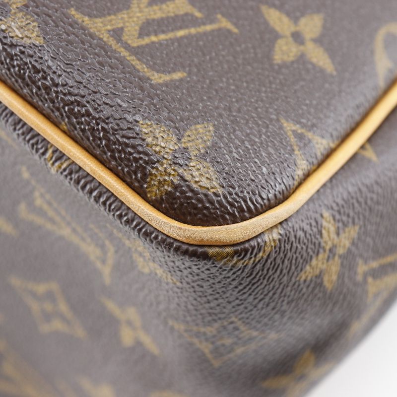 Louis Vuitton Batignolles M51156 Monogram Canvas Brown Vi2098 Ladies Handbag