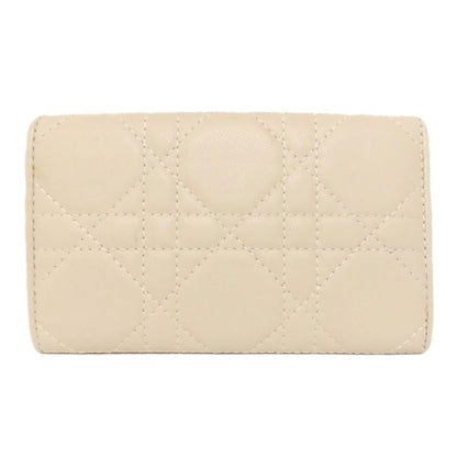 Christian DIOR Cannage Key Case Calf Women