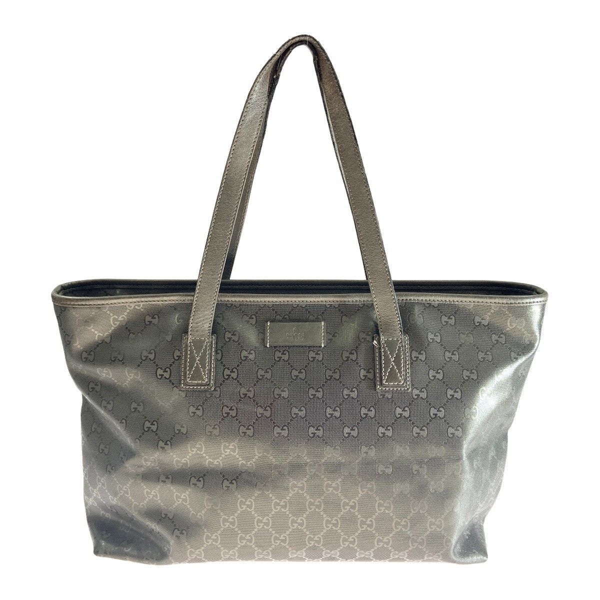 Gucci GG Implement Tote Bag Shoulder Bag 211137 Gray Delivery As Is