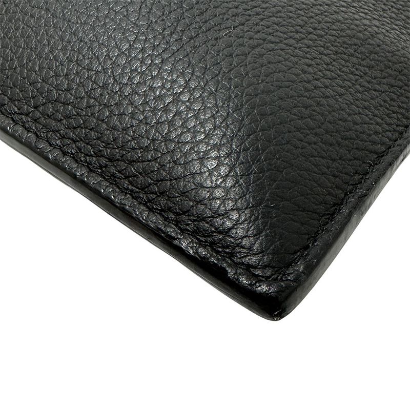 Dior Bag Men's Brand Clutch Bag Second Bag Leather Black Mini Bag