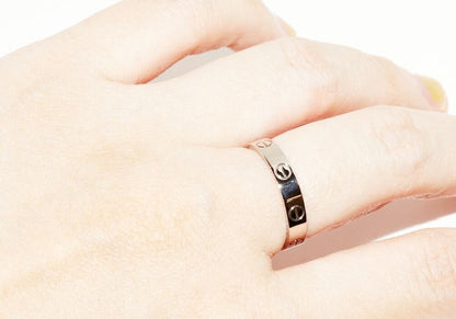Cartier Ring 18K White Gold Love Ring Small Model Mini Love Ring Love Wedding
