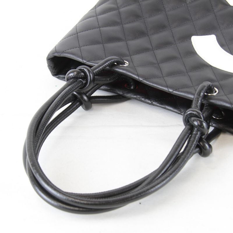 Chanel Medium Tote Cambon Line Tote Bag Leather Women