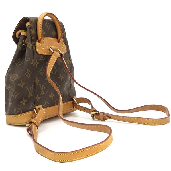 Louis Vuitton Backpack Daypack Mini Montsouris Monogram Canvas Monogram Gold