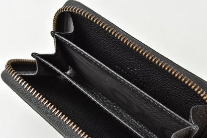 Gucci Coin Case Card Case Gucci Mini Wallet Coin Purse Vintage Logo Print Black