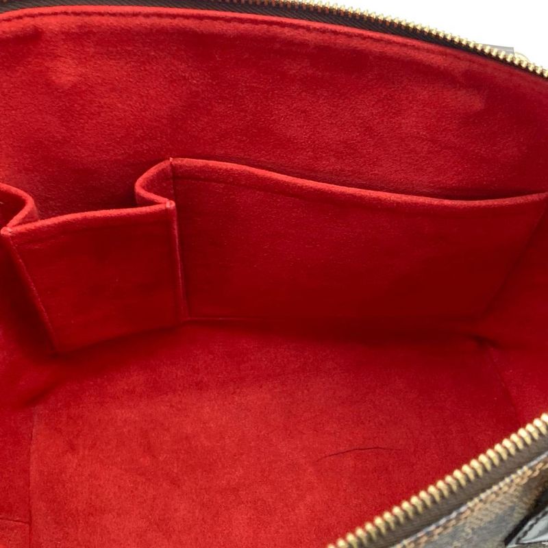 Louis Vuitton Saleya PM Tote Bag Damier Ebène N51183 Gold Hardware Vi0049