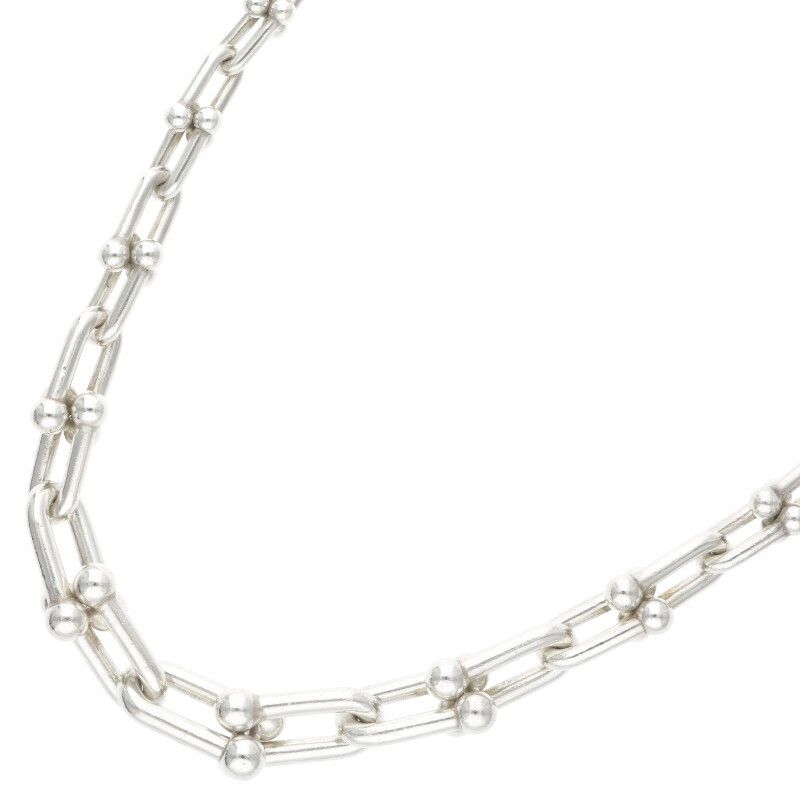 Tiffany & Co Hardwear Graduated Link Silver Necklace Men's 18inch