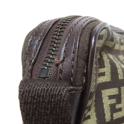 Fendi Zucca Pattern Shoulder Bag Canvas Women