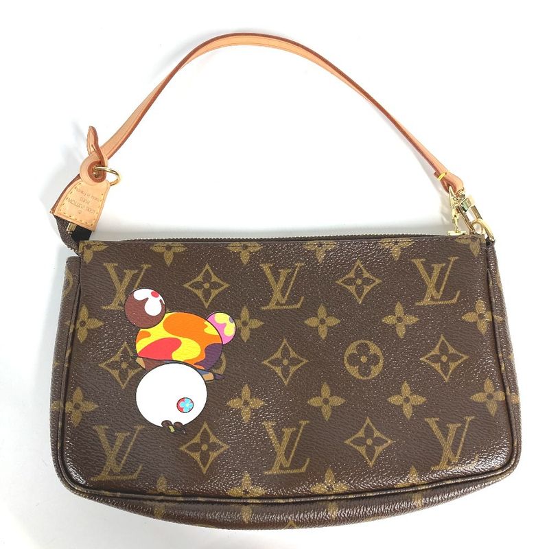 Louis Vuitton Shoulder Bag Pochette Accessoire M51981 Monogram Canvas Brown