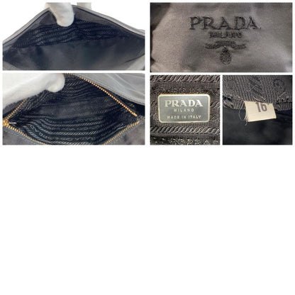 Prada Tessuto Black Nylon Tote Shoulder Bag Women 504895