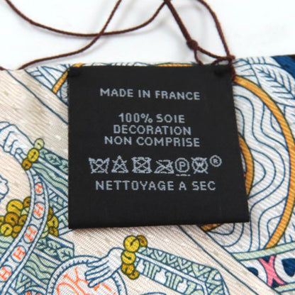 Hermes Pique DAME DE Coeur Queen Of Hearts 100% Silk With Tulle Rhinestones