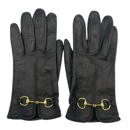 Gucci Gloves Leather Hardware With Box