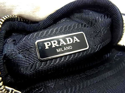 Prada Tessuto Nylon And Saffiano Leather Shoulder Bag Crossbody Light