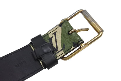 Louis Vuitton Belt Ceinture Monogram Moflage Takashi Murakami Gold — view 6