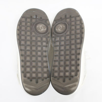 Chanel Sneakers Sequins White Size 36 Approx 23.0cm (9.06in) Coco