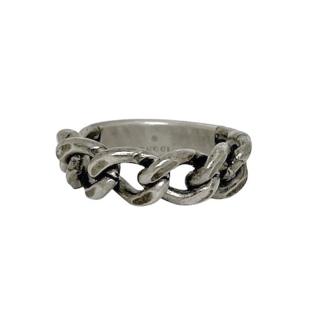 Gucci Ring Black Silver