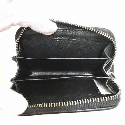 Bottega Veneta Intrecciato Black Coin Case Unisex