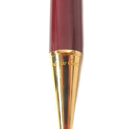 Cartier Trinity De Cartier Ballpoint Pen With Doble C Logo Bordeaux Gold With