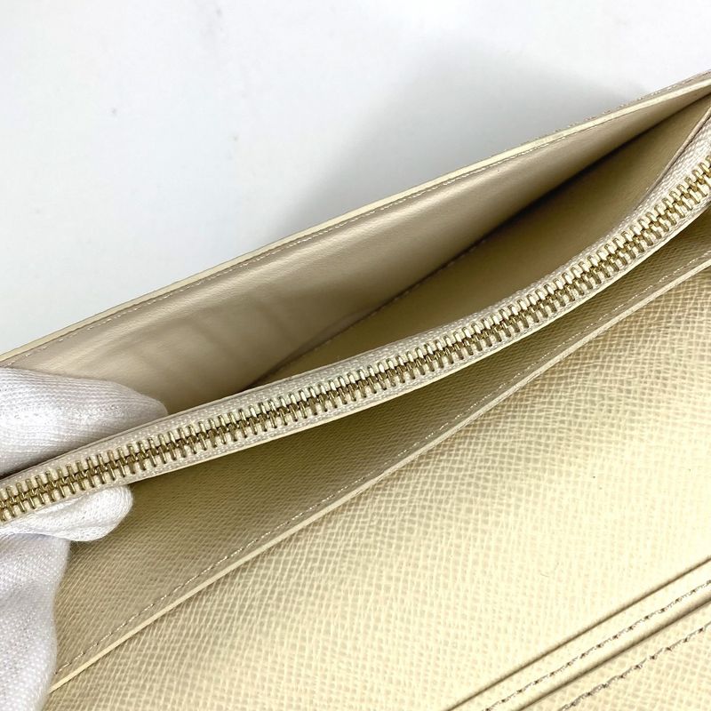 Louis Vuitton Long Wallet Portefeuille Blazer NM M83335 Vanilla White