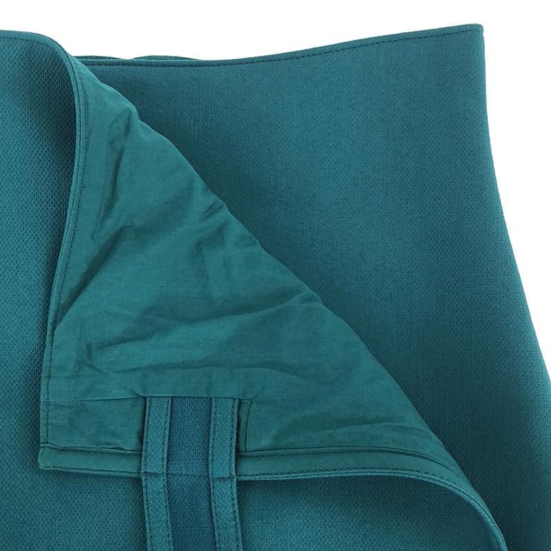 Celine - Phoebe Period Wool Nylon Wrap Skirt - 36 - Green - Women's