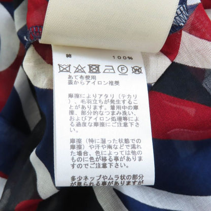 Hermes 23SS 3e3500de 100% Cotton Canoe Pareo Tunic Dress With Belt Multi 36