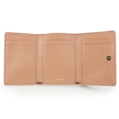 Balenciaga Trifold Wallet Envelope Beige