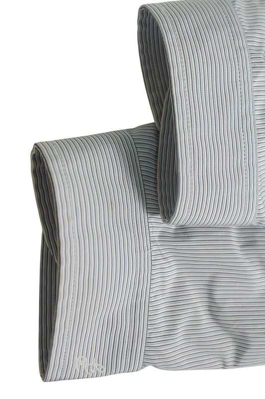 Balenciaga 445966 Ttd12 Striped Long Sleeve Shirt Women's 36