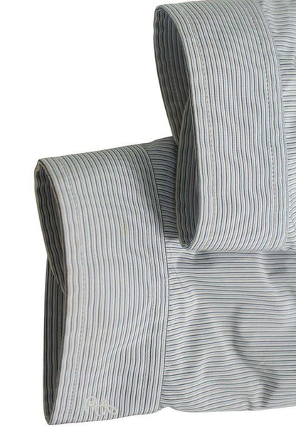 Balenciaga 445966 Ttd12 Striped Long Sleeve Shirt Women's 36