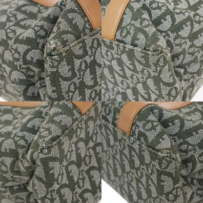 Christian DIOR Shoulder Tote Leather Canvas Leather 85kb001