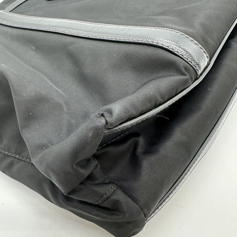 Prada Handbag Tote Bag Black Nylon Women Men Fashion  Gift