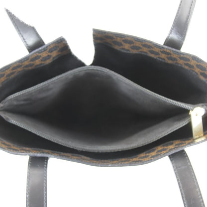 Celine Macadam Pattern Dm00/2 Tote Bag Pvc/leather Brown Basic Chic