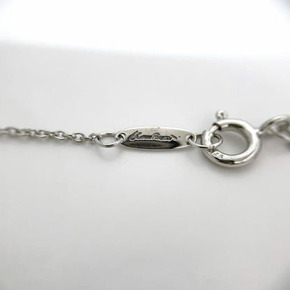 Tiffany & Co Open Heart Necklace Ec22784 Silver